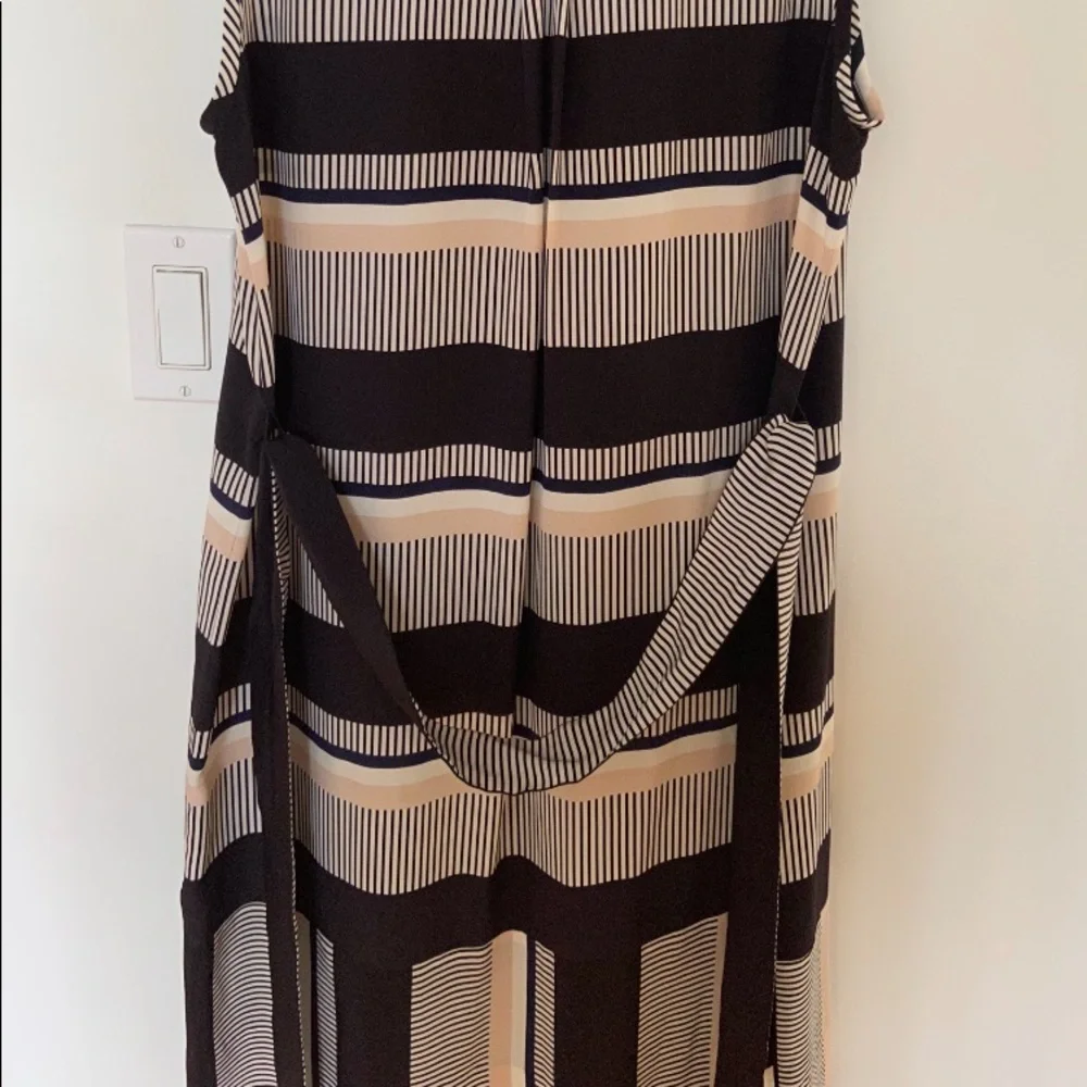 NWOT Kate Spade Geo Wrap Silk  Dress.Size Large